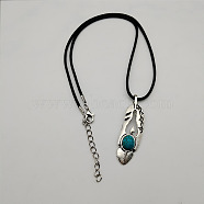 Leaf Pendant Necklaces for Women Men(VG8430)