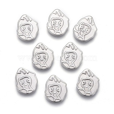 9mm Stainless Steel Color Others Stainless Steel Cabochons