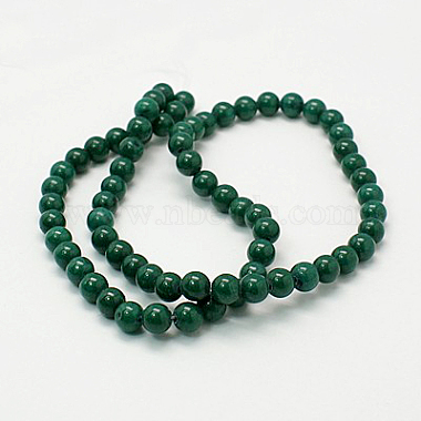 Chapelets de perles rondes en jade de Mashan naturelle(G-D263-6mm-XS26)-2