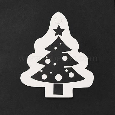クリスマステーマのペーパーイヤリングディスプレイカード、吊り下げ穴付き(EDIS-E011-02C)-3