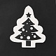 クリスマステーマのペーパーイヤリングディスプレイカード、吊り下げ穴付き(EDIS-E011-02C)-3