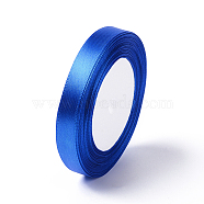 Single Face Satin Ribbon, Polyester Ribbon, Royal Blue, 1/2 inch(12mm), about 25yards/roll(22.86m/roll), 250yards/group(228.6m/group), 10rolls/group(RC12mmY040)