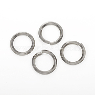 304 Stainless Steel Jump Ring, Open Jump Rings, Stainless Steel Color, 10 Gauge, 19x2.5mm, Inner Diameter: 14mm(STAS-G224-22P-03)