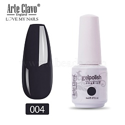 8ml Special Nail Gel, for Nail Art Stamping Print, Varnish Manicure Starter Kit, DarkSlateGray, Bottle: 25x66mm(MRMJ-P006-I003)