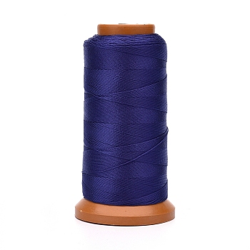 Polyester Threads, for Jewelry Making, Midnight Blue, 0.2mm, about 1093.61 yards(1000m)/roll