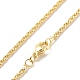 Brass Rope Chains Necklace for Women(NJEW-P265-16G)-1