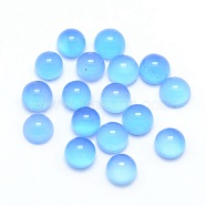 Natural Agate Cabochons, Half Round, 4x2~4mm(G-P393-R01-4mm)