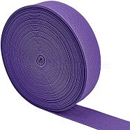 Ultra Wide Thick Flat Elastic Band, Webbing Garment Sewing Accessories, Medium Orchid, 40mm(EC-WH0016-B-S018)