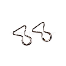 Zinc Alloy Clasps, Cadmium Free & Lead Free, 8 Shape, Gunmetal, 52.5x40.5x8mm(FIND-WH0105-27B)