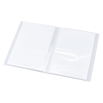 PP Plastic DIY Transparent Photo Album Scrapbooking, Clear, 28x43.7x0.35cm