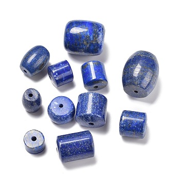 Natural Lapis Lazuli Beads, Mixed Barrel, 10~18.2x7~20mm, Hole: 2~2.8mm