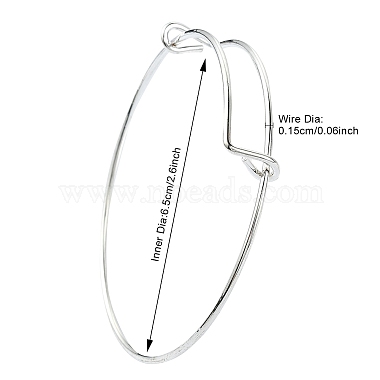 DIY Extendable Bangle with Charm Making Kit(DIY-YW0008-28)-3