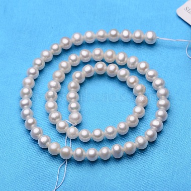 Natural Cultured Freshwater Pearl Beads Strands(PEAR-E009-6-6.5mm-A)-2