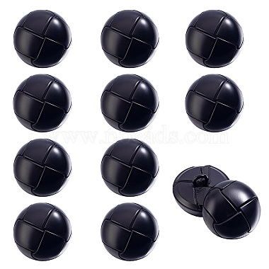 12Pcs Cowhide Shank Buttons(BUTT-ME0001-41A)-1