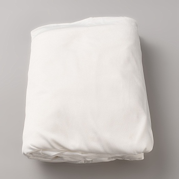 Polyester Table Skirt, Birthday Party Table Decoration, White, 1830x760x0.3mm