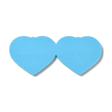 Diy corazón con moldes de silicona colgante de rayas(DIY-I099-46)-3