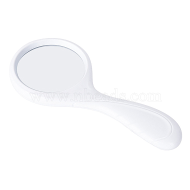ABS Plastic Curved Handle Handheld Magnifier(AJEW-L073-05)-2