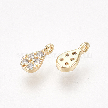 Brass Micro Pave Cubic Zirconia Charms(KK-S350-298)-2