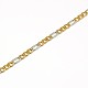 304 Stainless Steel Figaro Chain Necklace Making(STAS-A028-N023)-3