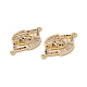 Brass Pave Colorful Cubic Zirconia Connector Charms(KK-E068-VC073)-3