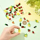 40Pcs 8 Styles Handmade Lampwork Pendants(LAMP-YW0004-30)-4