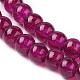 Spray Painted Crackle Glass Beads Strands(X-CCG-Q002-4mm-08)-3