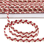 15 Yards Polyester Ribbon, for Clothes Sewing and Art Craft Decoration, Red, 1/4 inch(7mm)(OCOR-CY0003-36D)