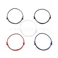 5Pcs 5 Colors Eco-Friendly Korean Waxed Polyester Cord, for Adjustable Bracelet Making, Mixed Color, Inner Diameter: 3-1/8~3-1/4 inch(7.9~8.15cm), 1pc/color(AJEW-JB01200-04)