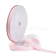 High Dense Polyester Grosgrain Ribbons, Misty Rose, 3/4 inch(19.1mm), about 100yards/roll(OCOR-S112-G-06)