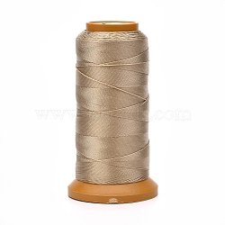Polyester Threads, for Jewelry Making, Tan, 0.7mm, about 437.44 yards(400m)/roll(NWIR-G018-E-21)