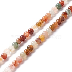 Natural Gemstone Beads Strands, Smooth, Round, 4~5mm, Hole: 1mm, about 89pcs/strand, 14.96 inch(38cm)(G-O029-05A)