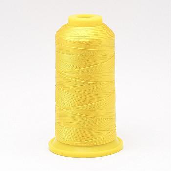 Nylon Sewing Thread, Yellow, 0.6mm, about 300m/roll