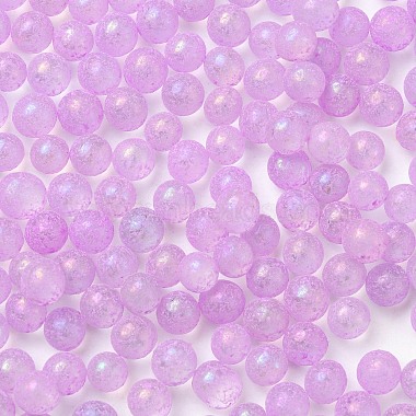 Luminous Glow in the Dark Transparent Glass Round Beads(GLAA-F124-B01)-3