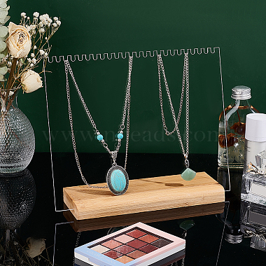 Acrylic Necklace Display Planks(NDIS-WH0009-14A)-5