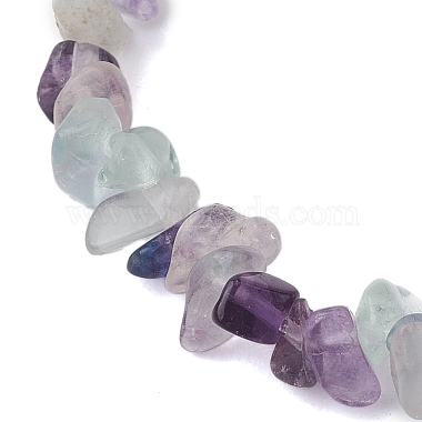 Natural Fluorite Beads Kids Bracelets(BJEW-JB10611-06)-3