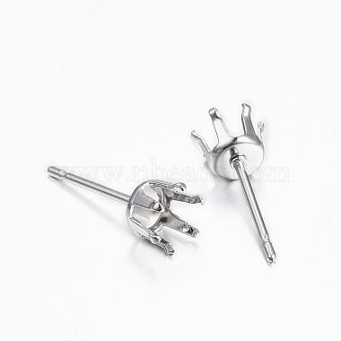 304 Stainless Steel Stud Earring Settings(STAS-H376-97)-2