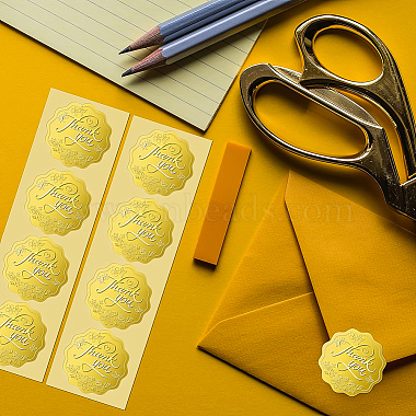 Self Adhesive Gold Foil Embossed Stickers(DIY-WH0211-171)-7