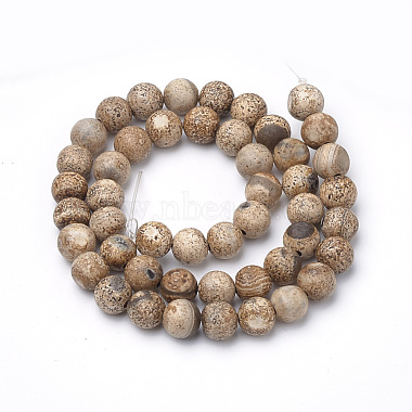 Dyed Natural Agate Beads Strands(G-Q462-130D-6mm)-2