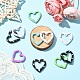 10Pcs Spray Painted Alloy Spring Gate Rings(FIND-YW0008-92)-4