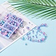 497Pcs 5 Style Rainbow ABS Plastic Imitation Pearl Beads(OACR-YW0001-07C)-8