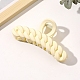 Large Frosted Acrylic Hair Claw Clips(OHAR-PW0003-020H)-1