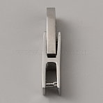 304 Stainless Steel Watch Band Clasps, Stainless Steel Color, 17.5x3.5x3.5mm(STAS-WH0027-104A-P)