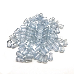 PVC Hook Hanger Tube Cap, Clear, 13x8mm, Inner Diameter: 4mm(AJEW-WH0244-28C)