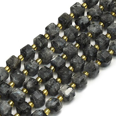 Cube Larvikite Beads