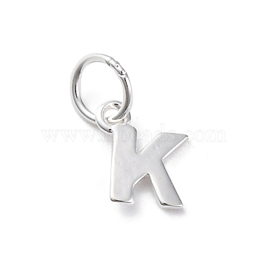 Silver Letter K Sterling Silver Charms