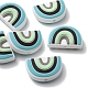 6 pièces de perles focales en silicone écologiques de qualité alimentaire(SIL-YW0001-04B)-3