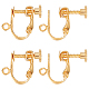 20Pcs Brass Clip-on Earring Findings(KK-BBC0009-60)-1