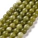 Natural Xinyi Jade/Chinese Southern Jade Beads Strands(G-T055-8mm-15)-2
