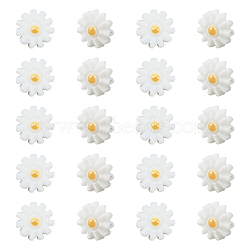 20Pcs Natural Freshwater Shell Beads, Flower, Seashell Color, 10x4.5mm, Hole: 0.8mm(PEAR-NB0001-14)