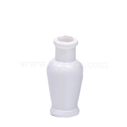 Dollhouse Accessories, Simulation Mini ABS Vase Model, White, 8x16mm(PW-WG42006-09)